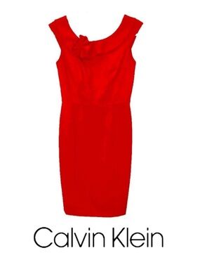 Calvin Klein Luscious Red Dress